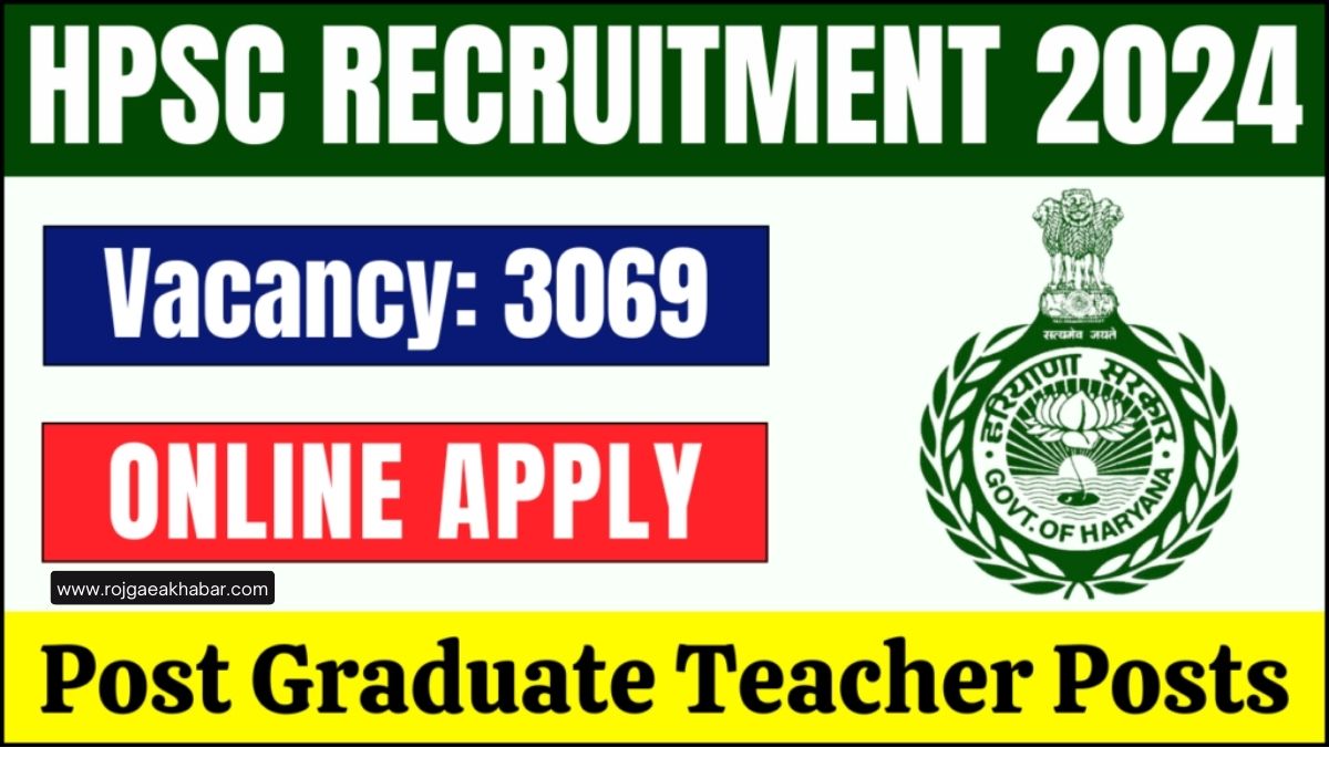 HPSC PGT Recruitment 2024.