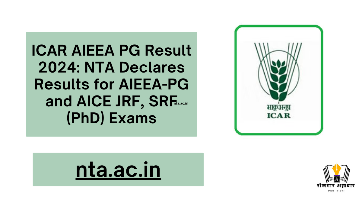 ICAR AIEEA PG Result 2024