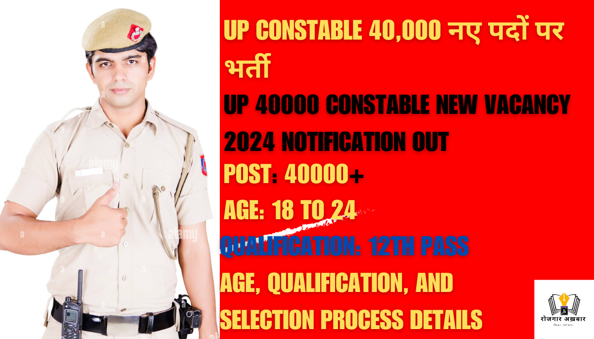 UP 40000 Constable New Vacancy 2024